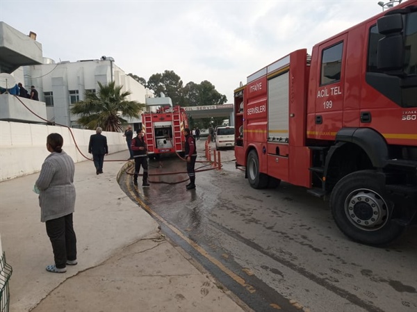 Sağlık Bakanı, hastanedeki yangında can kaybı olmadığını açıkladı