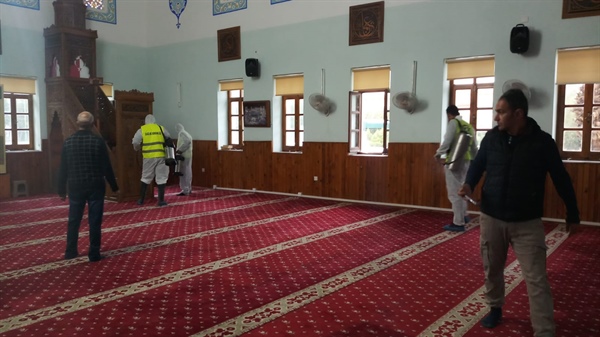 'Ülke genelinde camiler büyük oranda dezenfekte edildi'