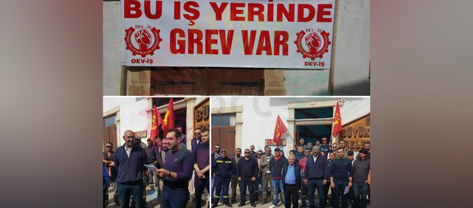 Büyükkonuk Belediyesi'nde süresiz grev!
