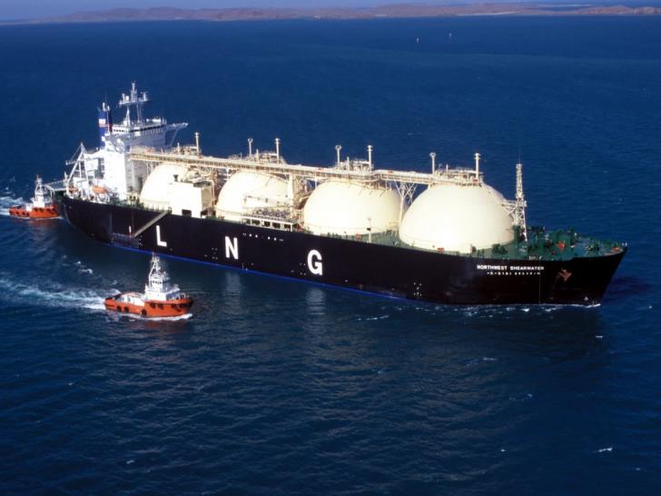 LNG için geri sayım