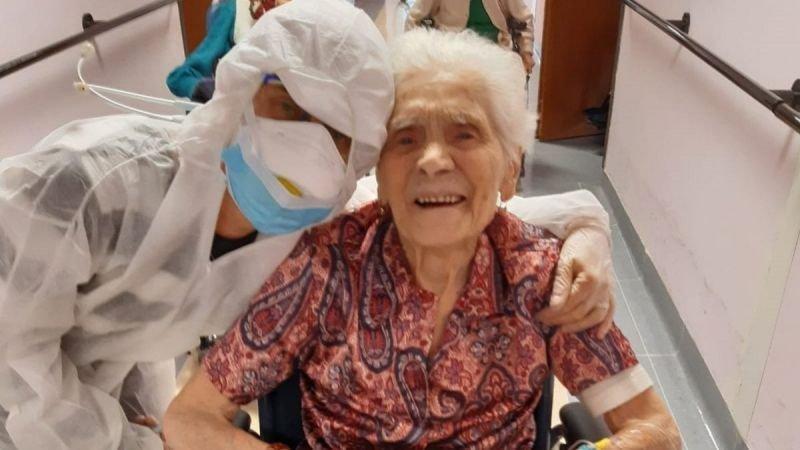İspanyol gribini yendikten sonra corona virüsünü de yendi