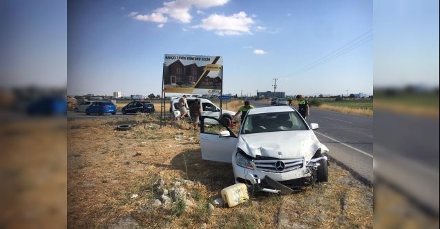 Değirmenlik yolunda korkutan kaza: 1'i ağır, 2 yaralı