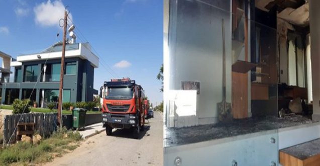 Gazimağusa’da yangın