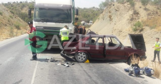 Girne - Değirmenlik yolunda kaza: 2 yaralı