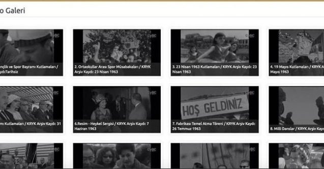 Yıllardır erişilemeyen görsel arşiv erişime açıldı
