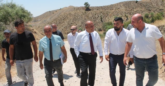 Görneç ile Kalavaç arasındaki yolun yapımı için çalışma başlatıldı