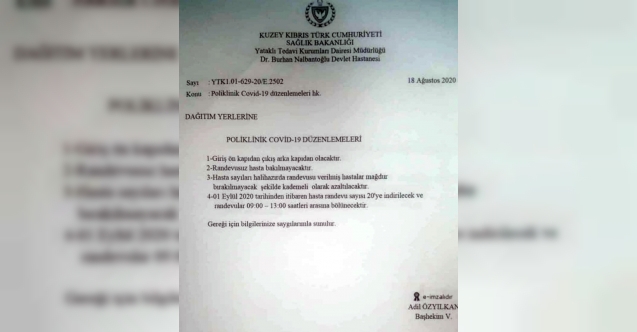 Nalbantoğlu'nda randevu krizi: Başhekim ve Pilli karşı karşıya