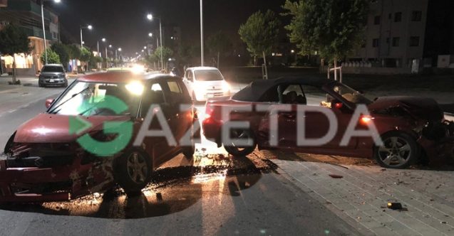 Sürat kaza getirdi, bir kişi yaralandı