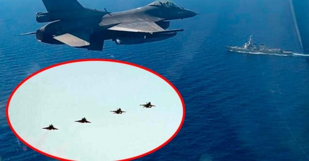 Türk ve Yunan savaş uçakları karşı karşıya geldi