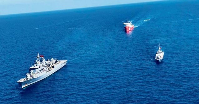Yavuz, Oruç Reis ve Barbaros bölgede faaliyetlerini sürdürüyor