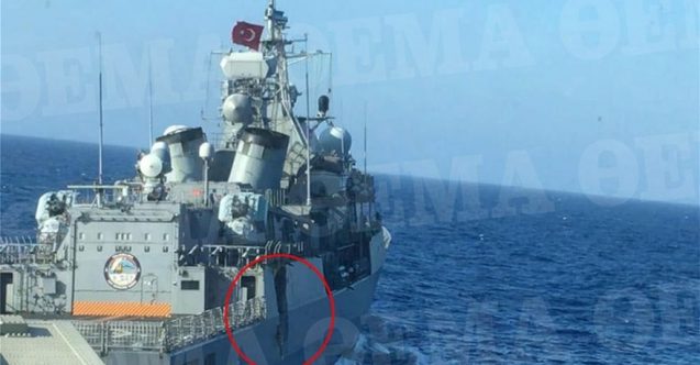 Yunan ve Türk savaş gemileri böyle çarpıştı!