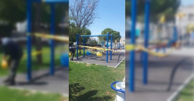 Çocuk parkları bir süreliğine kapatıldı