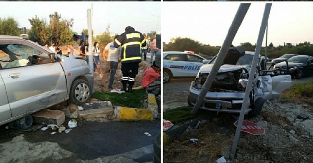 Girne'de feci kaza: 9 yaralı