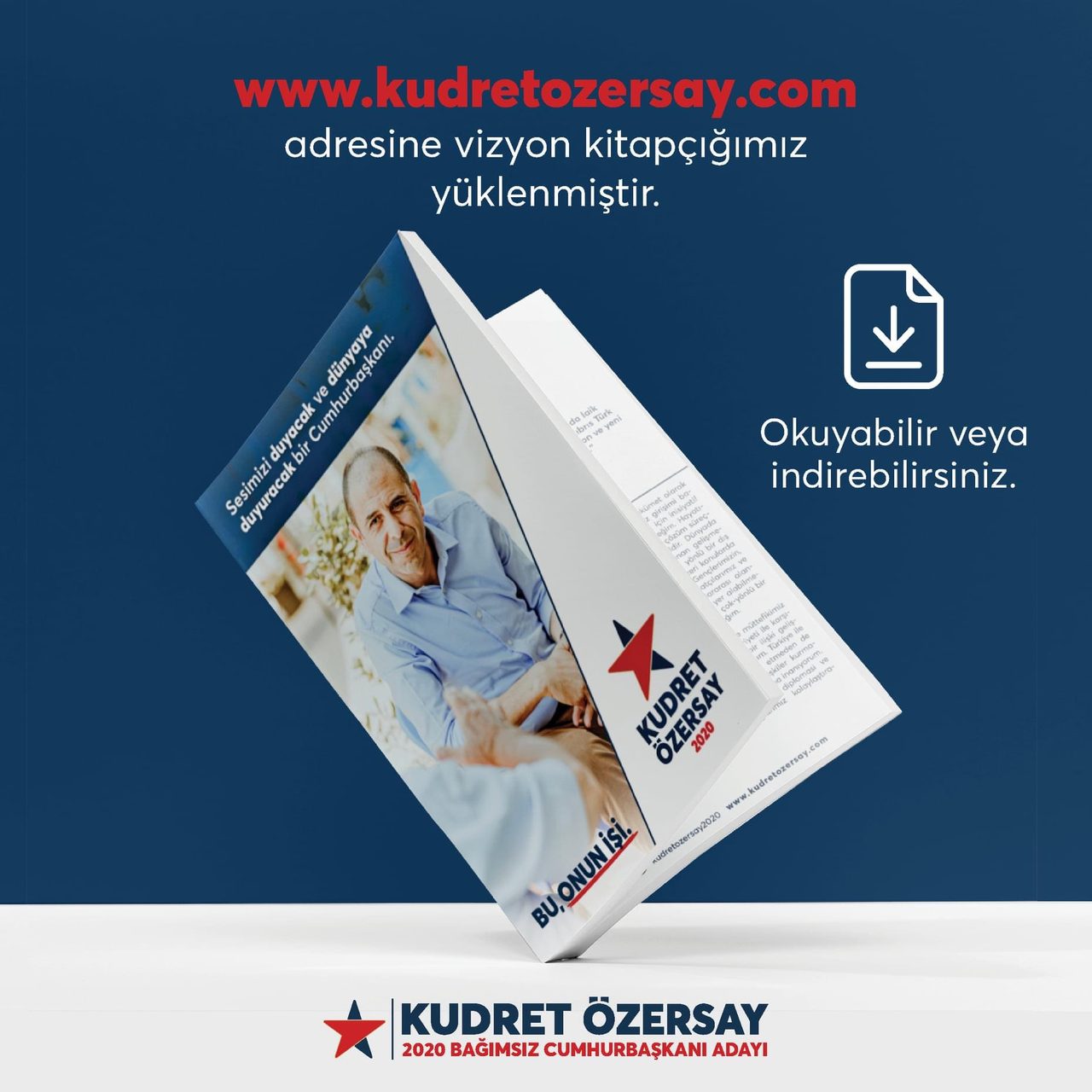 Özersay’dan dikkat çeken vizyon kitabı