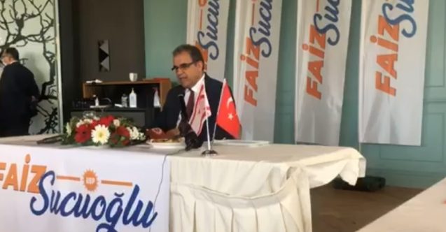Sucuoğlu adaylık manifestosunu açıkladı