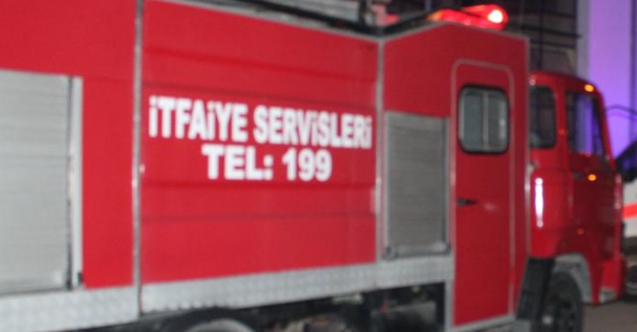 Ambar olarak kullanılan odada yangın çıktı