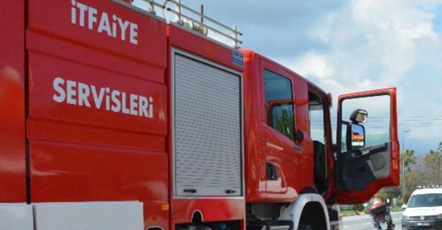 Çınarlı’da ev yangını