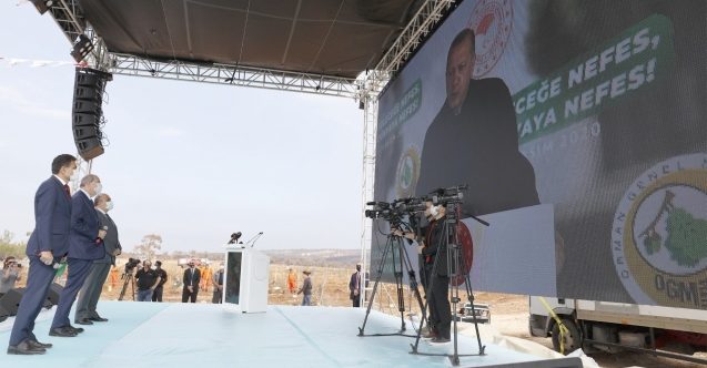 Erdoğan açıkladı: Maraş’a ağaçlandırma yapılıyor