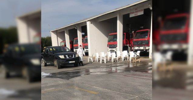 Ercan İtfaiyesi’nde endişeli bekleyiş