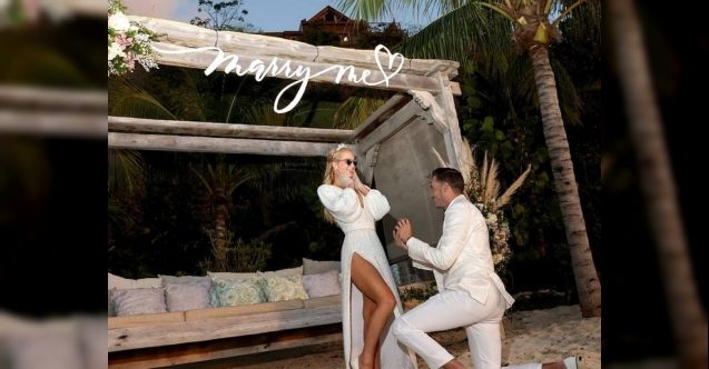 Paris Hilton doğum gününde nişanlandı