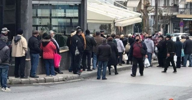 Yunanistan'da şaşırtan görüntü