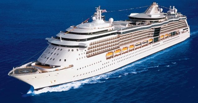 Dev kruz gemisiyle Rum tarafına turist taşınacak