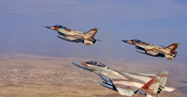İsrail savaş uçaklarından Kıbrıs semalarında alçak uçuş