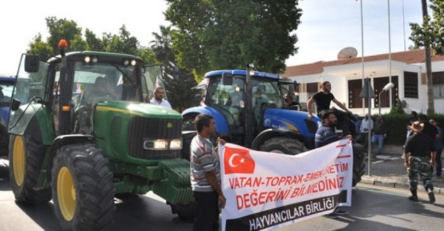 Araçlı eylem yapıyorlar
