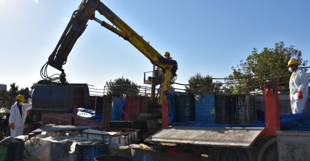8 yıllık fuel oil kalıntıları atılıyor