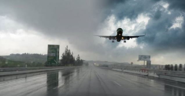 Havaalanı’nı su bastı