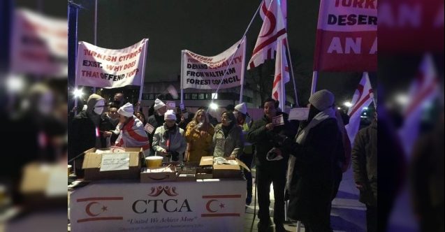 Londra’daki Kıbrıslı Türkler eyleme gidiyor