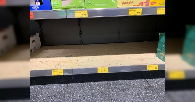 Almanya’da yağ ve un krizi