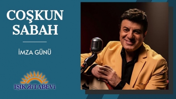 Coşkun Sabah, imza ve tanıtım için Kıbrıs’a geliyor