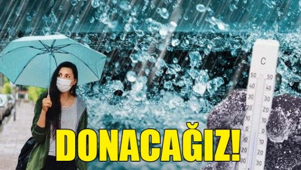 Kar geliyor! Dondurucu soğuğa dikkat!