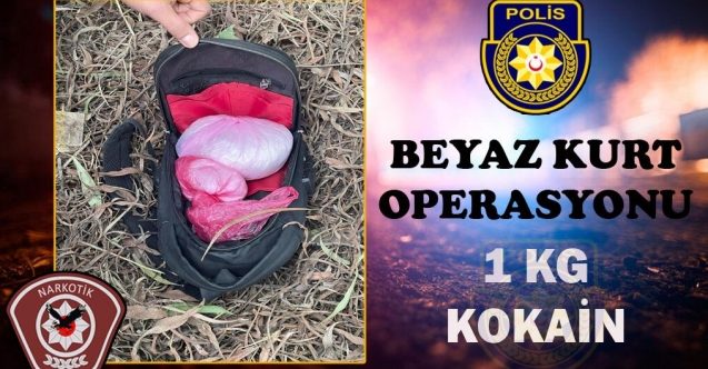 Narkotik'ten “Beyaz Kurt' Operasyonu: Bir kilo kokain