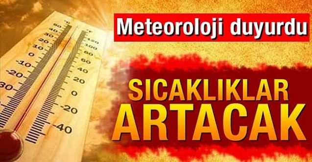 Sıcaklık yükseliyor