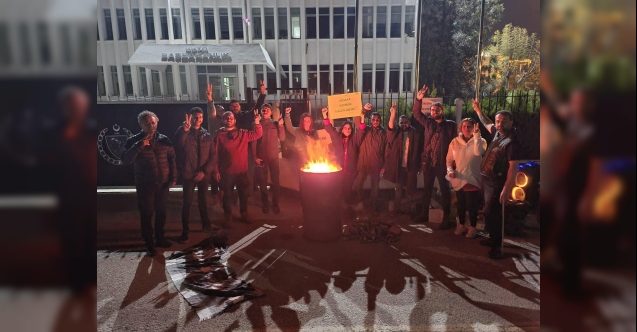 Başbakanlık önündeki direniş büyüyor