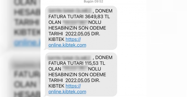 Faturayı gören çıldırıyor