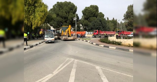 Lefkoşa'da trafik kilitlendi