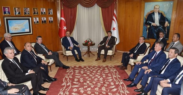 Çavuşoğlu'ndan Üstel'e ziyaret