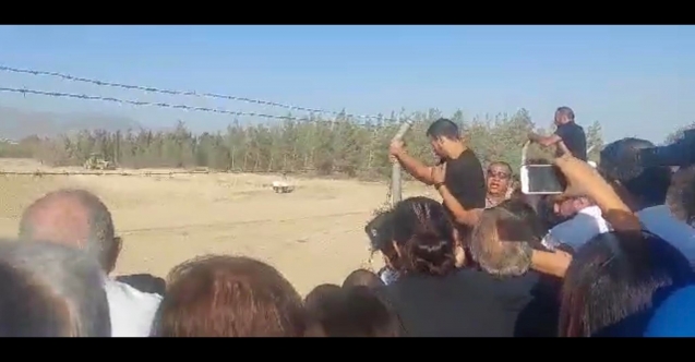 Külliye gerilimi: Telleri aştılar, inşaat alanına girdiler
