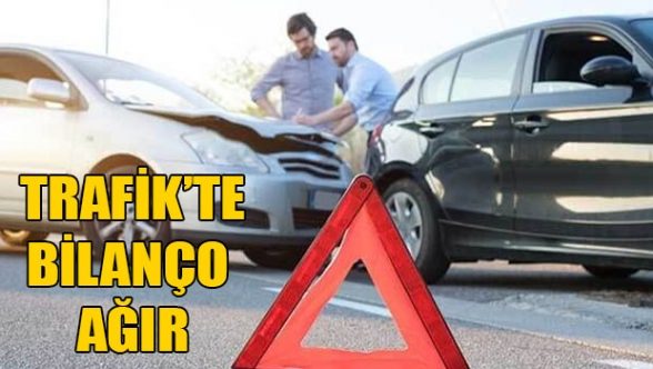 Bir haftada 57 kaza, 19 yaralı, 1 milyonu aşkın zarar