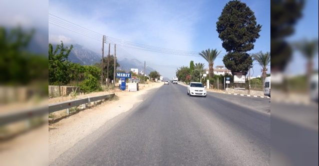 Girne-Alsancak yolunda çalışmalar başlıyor