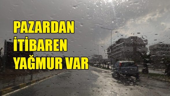 Yağmur uyarısı