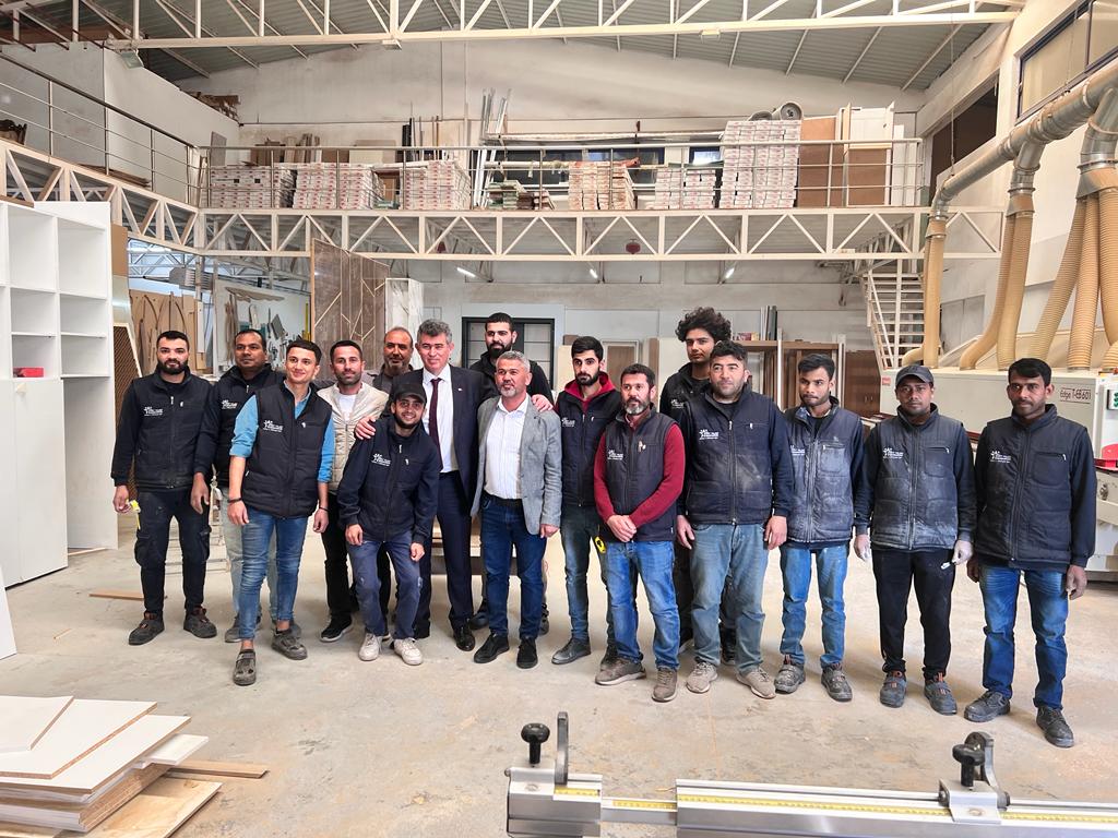 Feyzioğlu’ndan Alayköy Sanayi Bölgesi'ne ziyaret