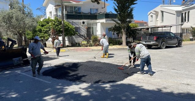 Girne'de yollar onarımdan geçiyor