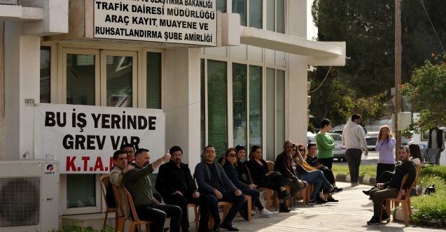 Trafik Dairesi'nde grev