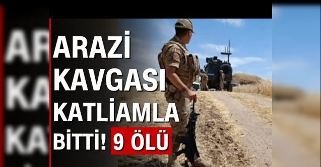 Diyarbakır'da arazi kavgasında katliam: 9 ölü