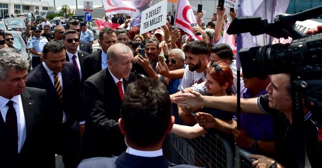 Erdoğan: "Kıbrıs Türkleri bizi bağırlarına bastı”