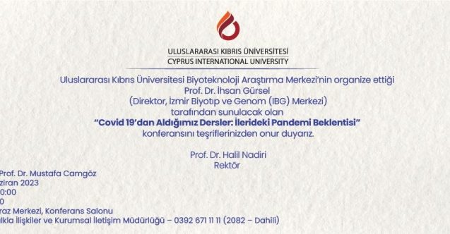 UKÜ’de Covid-19 ve olası pandemiler tartışılacak